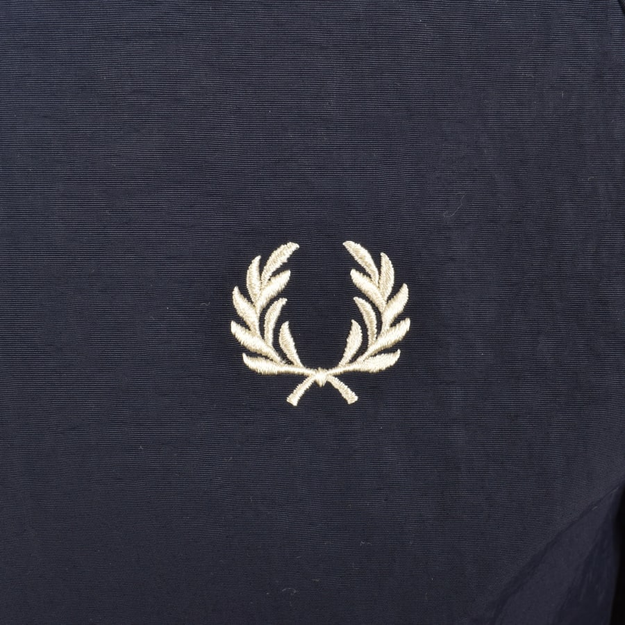 Fred Perry Textured Tennis Bomber Jacket Navy | Mainline